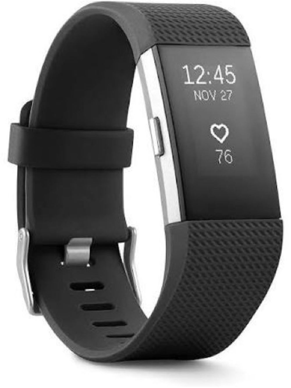 fitbit Charge 2 Black Fitness Tracker with Heart Rate Monitor